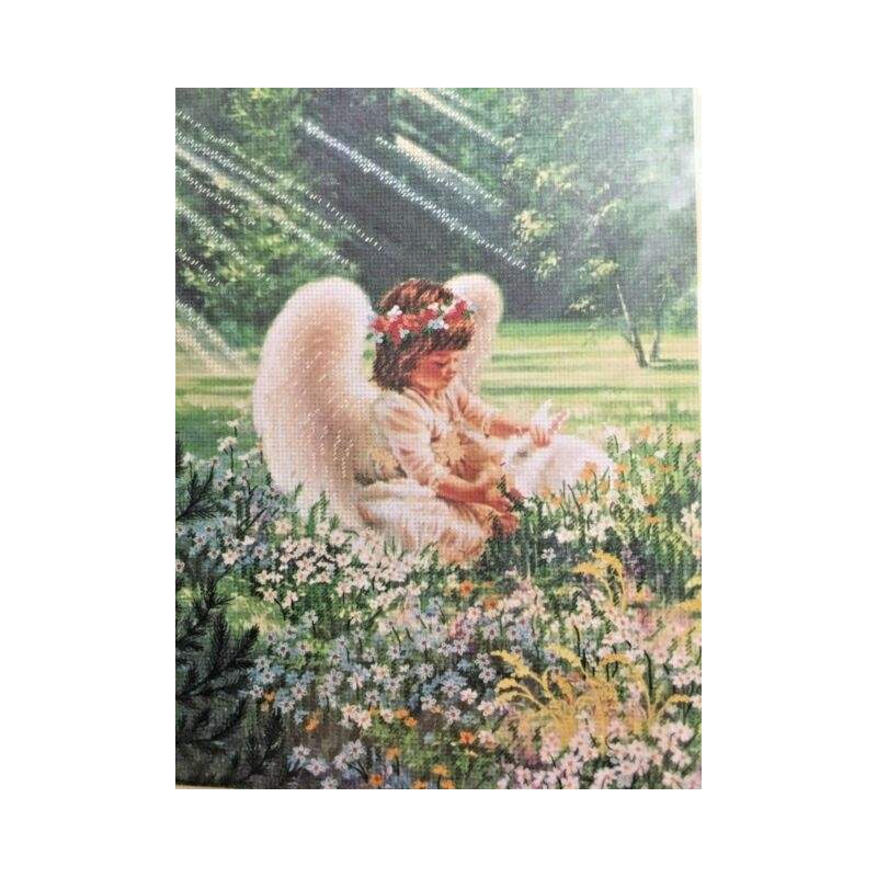 Candamar Designs Inc., An Angel's Care Picture, Kit Punto Croce
