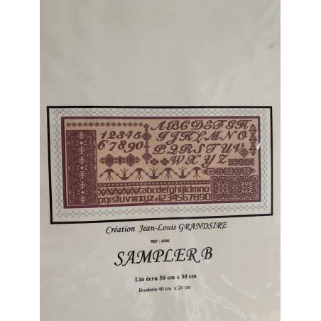 Anagram Diffusion, Sampler B, Kit Punto Croce