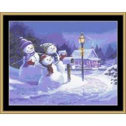 Mystic Stitch, Letters to Santa, Schema Punto Croce