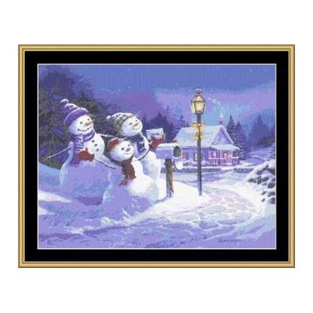 Mystic Stitch, Letters to Santa, Schema Punto Croce