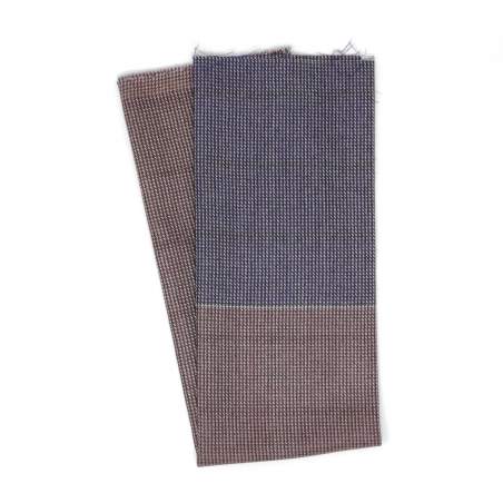 Panno di Lana Pettinata Secca, Bicolor 1 - Fat Quarter 50 x 55 cm