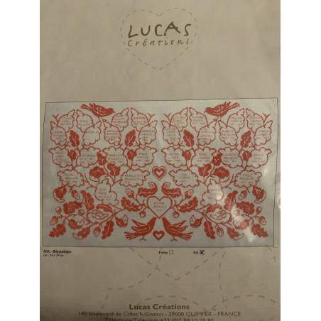Lucas Créations, Généalogie, Schema Punto Croce Lucas Créations - 1