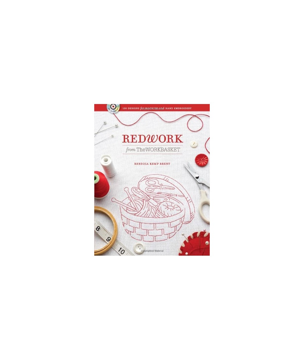 Redwork from The Workbasket: 100 Designs for Machine and Hand Embroidery Krause Publications - 1