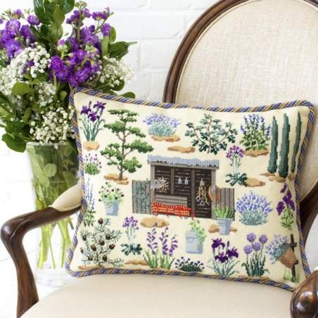 Elizabeth Bradley, Kirk & Bradley Kits, CHELSEA GARDEN SANCTUARY - 20x15 pollici