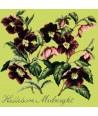Elizabeth Bradley, Shade Garden, HELLEBORE MIDNIGHT - 16x16 pollici