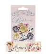 Tilda fabric Bottoni 20 mm, 6 pz Memory Lane Tilda Fabrics - 1