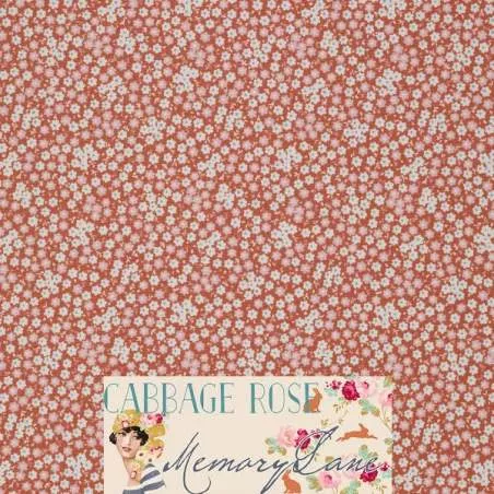 Tilda 110 Tess Ginger Cabbage Rose Tilda Fabrics - 1