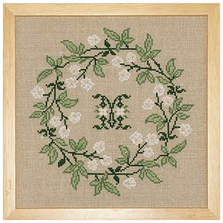 Monogramme de Printemps, Kit Punto Croce