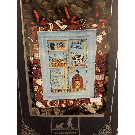 Country Charm , Schema Punto Croce