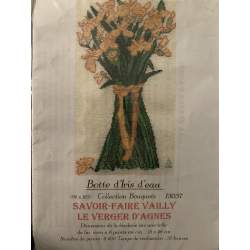 Botte d'Iris d'eau, Kit Punto Croce