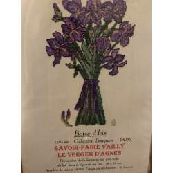 Botte d'Iris, Kit Punto Croce Savoir- Faire Vailly Le Verger D'Agnes - 1