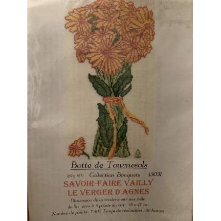 Botte de Tournesols, Kit Punto Croce
