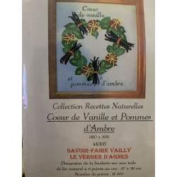 Coeur de Vanille et Pommes d'Ambre, Kit Punto Croce Savoir- Faire Vailly Le Verger D'Agnes - 1