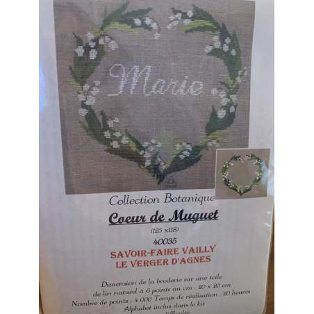 Coeur de Muguet, Kit Punto Croce