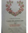 Coeur de Cerisier Rose, Kit Punto Croce Savoir- Faire Vailly Le Verger D'Agnes - 1