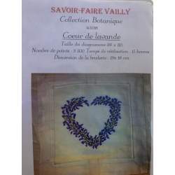 Coeur de Lavande, Kit Punto Croce Savoir- Faire Vailly Le Verger D'Agnes - 1