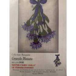 Grands Bleuets, Kit Punto Croce Savoir- Faire Vailly Le Verger D'Agnes - 1