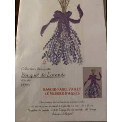 Bouquet de Lavande, Kit Punto Croce Savoir- Faire Vailly Le Verger D'Agnes - 1