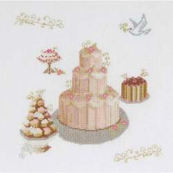 DMC Wedding Cake, Kit Punto Croce DMC - 1