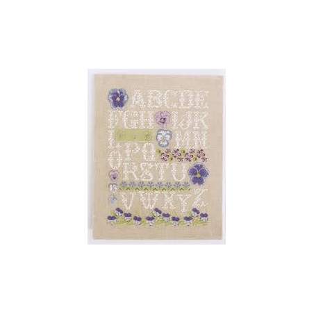 DMC Pansy Sampler, Kit Punto Croce