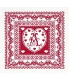 DMC Lace Initials, Kit Punto Croce