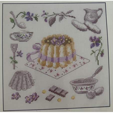DMC The Big Purple Cake, Kit Punto Croce