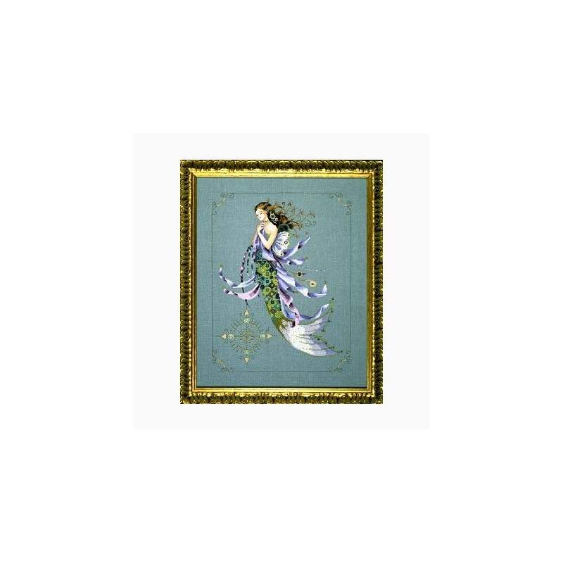 Shimmering Mermaid, Schema Punto Croce