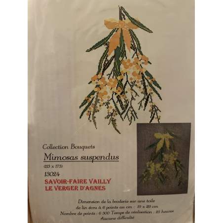 Bouquet de Mimosas, Schema Punto Croce