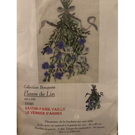 Fleurs de Lin, Schema Punto Croce