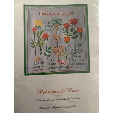 Mélange à la Rose, Kit Punto Croce