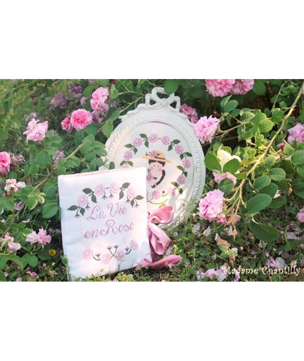 La vie en rose, Schema Punto Croce