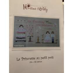 La Princesse au petit pois, Schema Punto Croce Madame Chantilly - 1