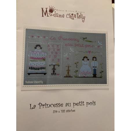 La Princesse au petit pois, Schema Punto Croce Madame Chantilly - 1