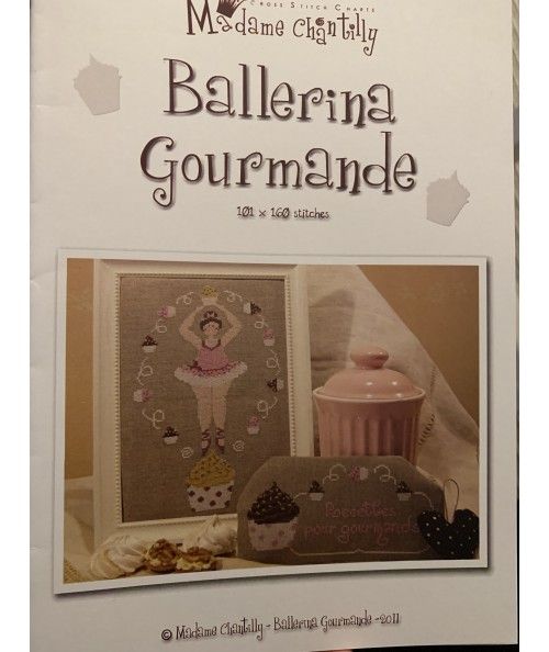 Ballerina Gourmande!, Schema Punto Croce Madame Chantilly - 1