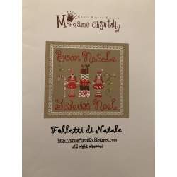 Folletti di Natale, Schema Punto Croce Madame Chantilly - 1