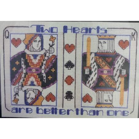 Dimensions Craft, Two Hearts, Kit Punto Croce