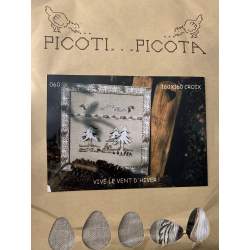 Vive le vent d'hiver, Kit Punto Croce Picoti Picota - 1