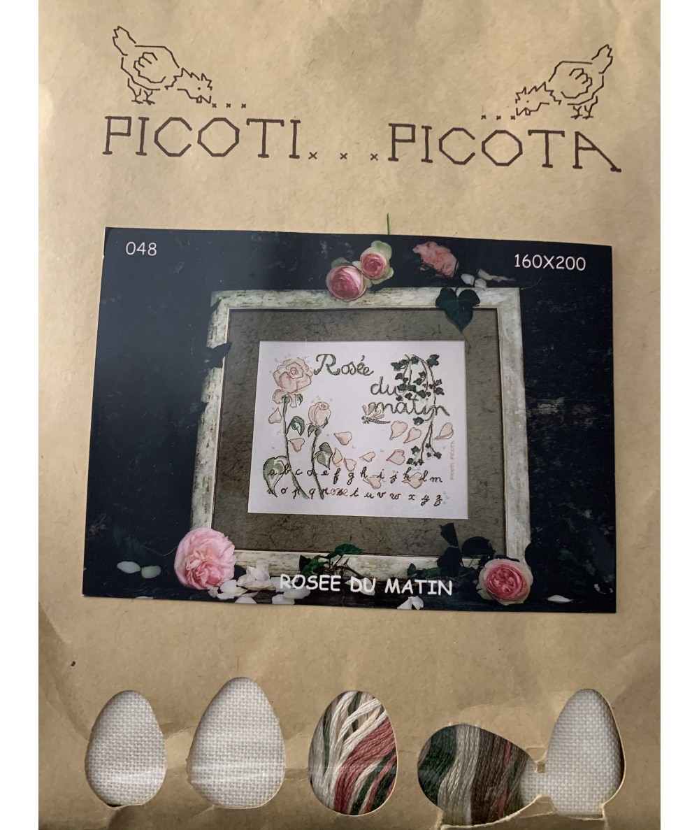 Rosee du matin, Kit Punto Croce