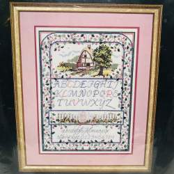Cottage Sampler, Schema Punto Croce