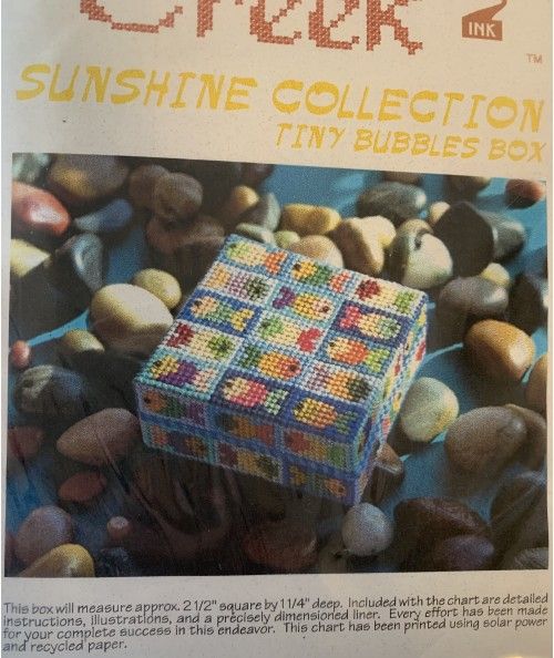 Sunshine Collection - Tiny Bubbles Box, Schema Punto Croce