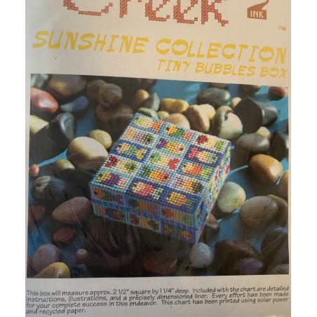 Sunshine Collection - Tiny Bubbles Box, Schema Punto Croce