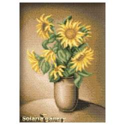 Sunflowers, Schema Punto Croce Solaria Gallery - 1