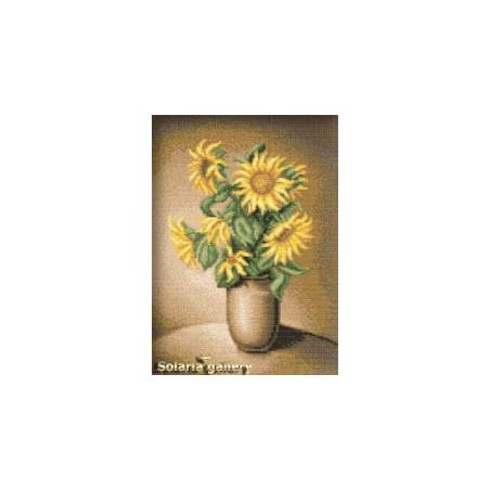 Sunflowers, Schema Punto Croce