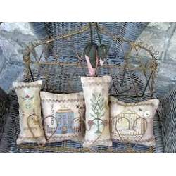 Four pincushions, Schema Punto Croce