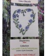 Coeur Bleuets, Schema Punto Croce