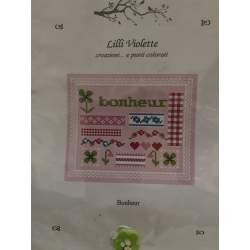 Bonheur, Schema Punto Croce
