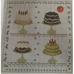 Cake 6, Schema Punto Croce