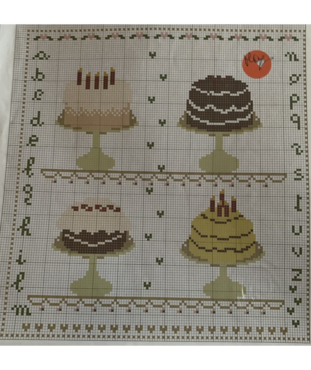 Cake 6, Schema Punto Croce