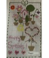 Happy Spring, Schema Punto Croce Lilli Violette - 1