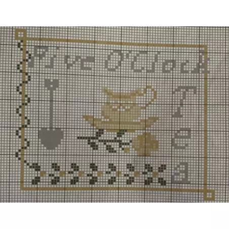 Five O'clock tea, Schema Punto Croce